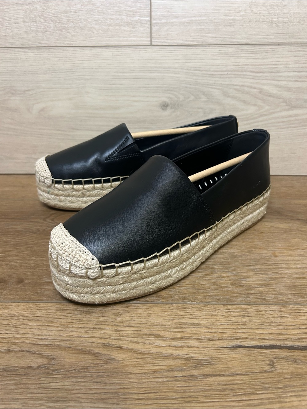 MICHAEL Michael Kors Lynn Espadrille Women's Shoes Black 7.5 - Picture 2 of 5